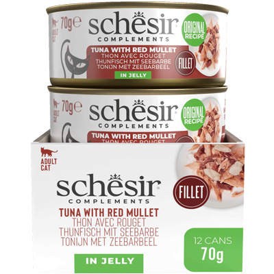 Schesir Cat Complements Tuniak a parmica v zele 70g obsah